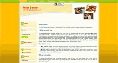 Desktop Screenshot of milansanket.com