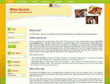 Tablet Screenshot of milansanket.com